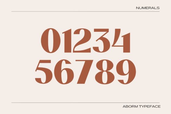 Aborm Font - Preview 3