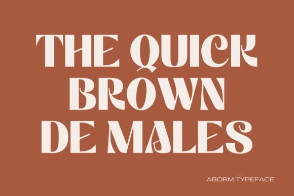 Aborm Font - Preview 5