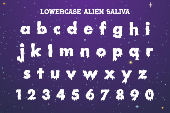 Alien Saliva Font - Preview 2