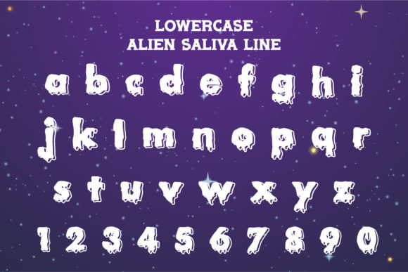 Alien Saliva Font - Preview 4