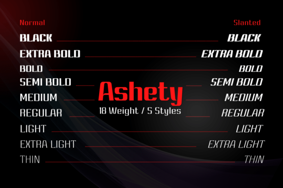 Ashety Font - Preview 1