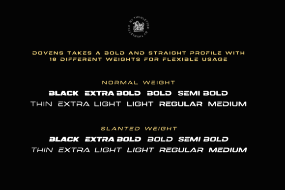 Dovens Font - Preview 1