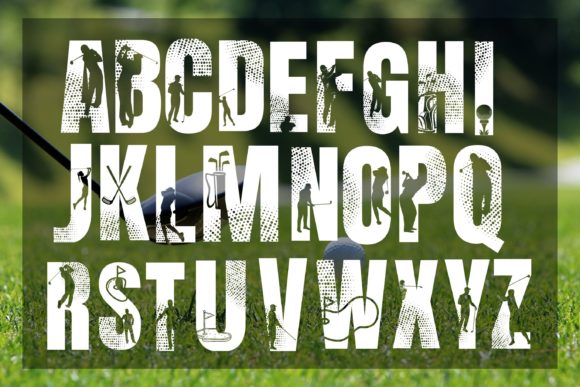 Golf Font - Preview 1