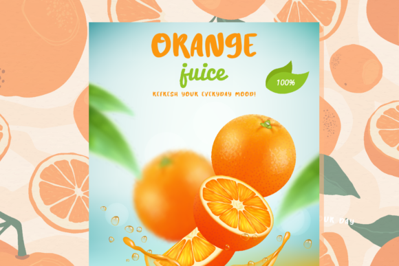 Orange Squeeze Font PNG with transparent background - Preview 1