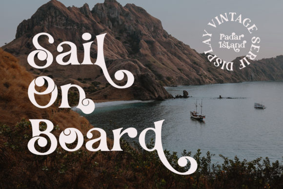 Padar Island Font PNG with transparent background - Preview 2