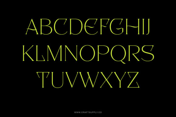 Pilated - Modern Serif Typeface Font PNG with transparent background - Preview 6