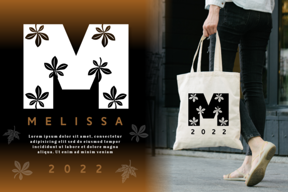 Small Leaves Font PNG with transparent background - Preview 1