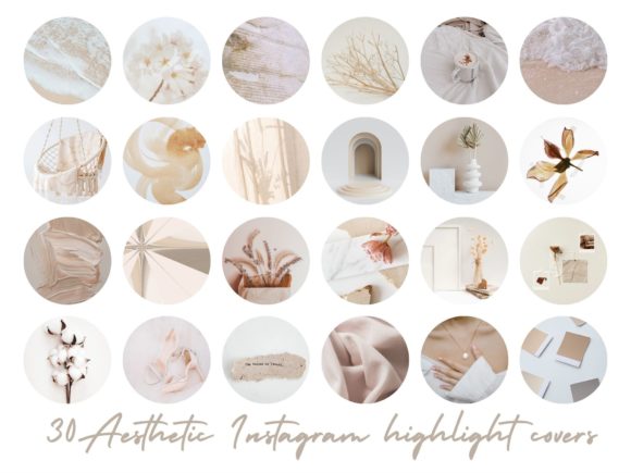 Aesthetic Instagram Highlight Cover Icon - Digital