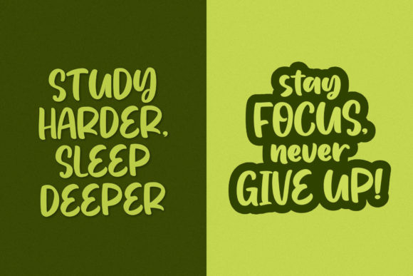 Creamy Matcha Font - Preview 1