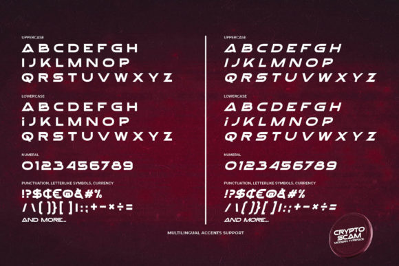 Crypto Scam Font - Preview 5