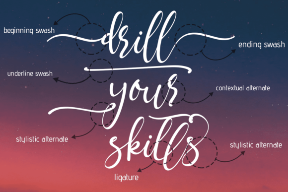Jettiares Font PNG with transparent background - Preview 3