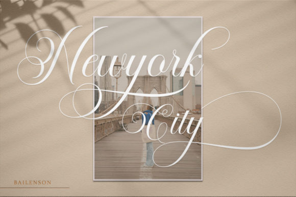 Bailenson Font Font - Preview 3