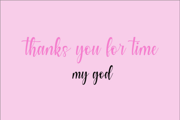 Beautiful Mom Font - Preview 1