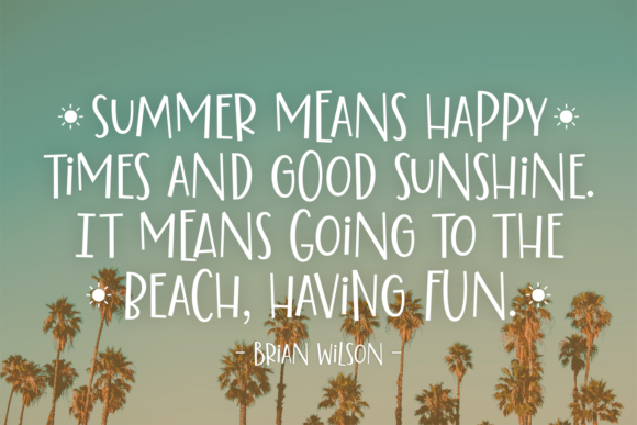 Before Summer Font - Preview 3