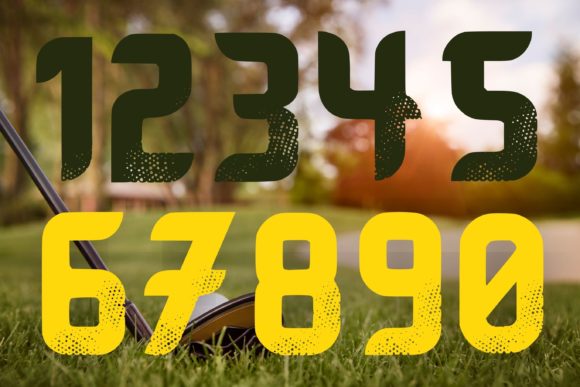 Best Pro Golf Font - Preview 3