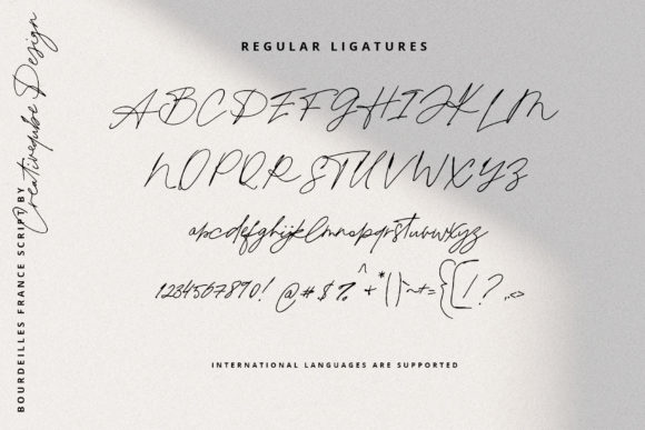 Bourdeilles France Font - Preview 6