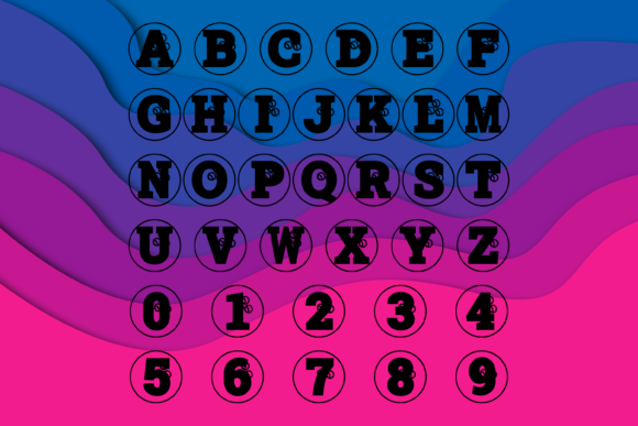 Bowling Ball Font - Preview 2