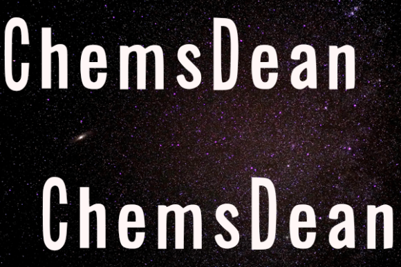 Chems Dean Font - Preview 1