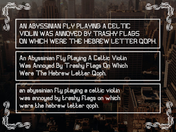 Clamarine Font - Preview 3