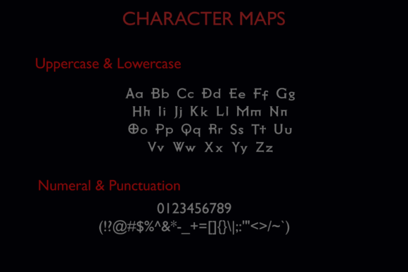 Death Record Font PNG with transparent background - Preview 2