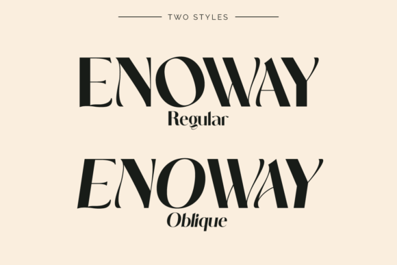 Enoway Font - Preview 1