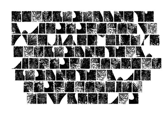 Finger Prints Glyph Font Font - Preview 1