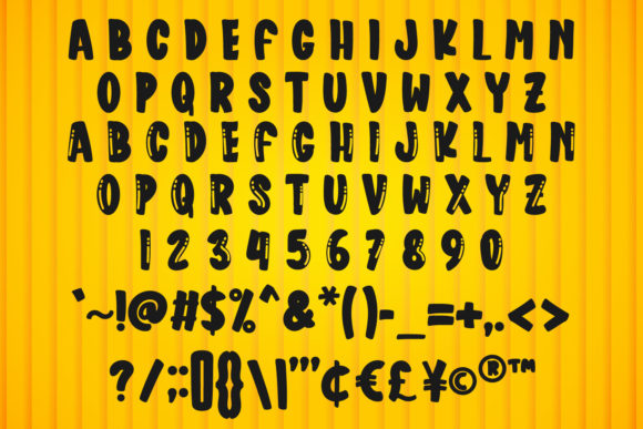 Game Vintage Font - Preview 3