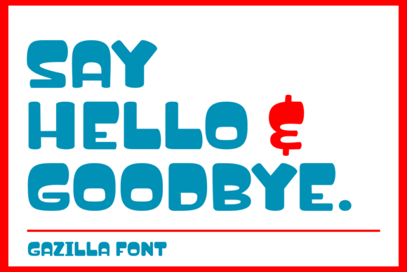 Gazilla Font - Preview 5