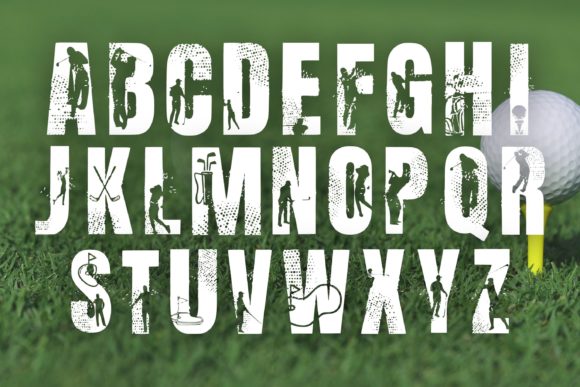Golfer Campus Tour Font - Preview 2