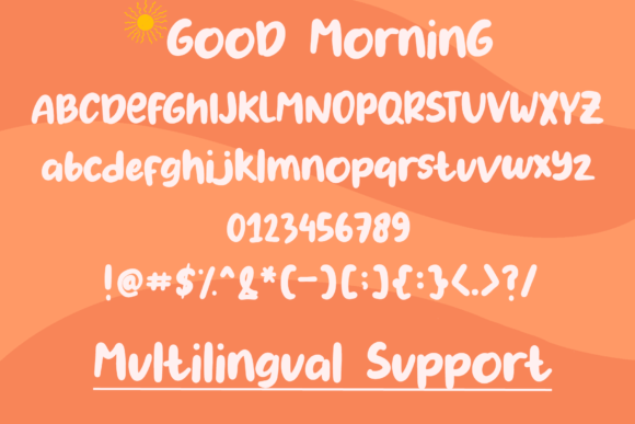 Good Morning Font - Preview 4
