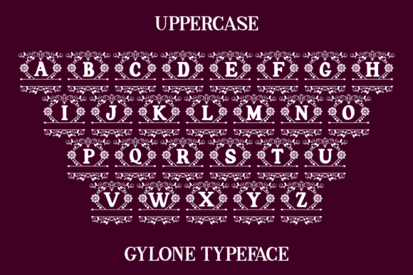 Gylone Font PNG with transparent background - Preview 1