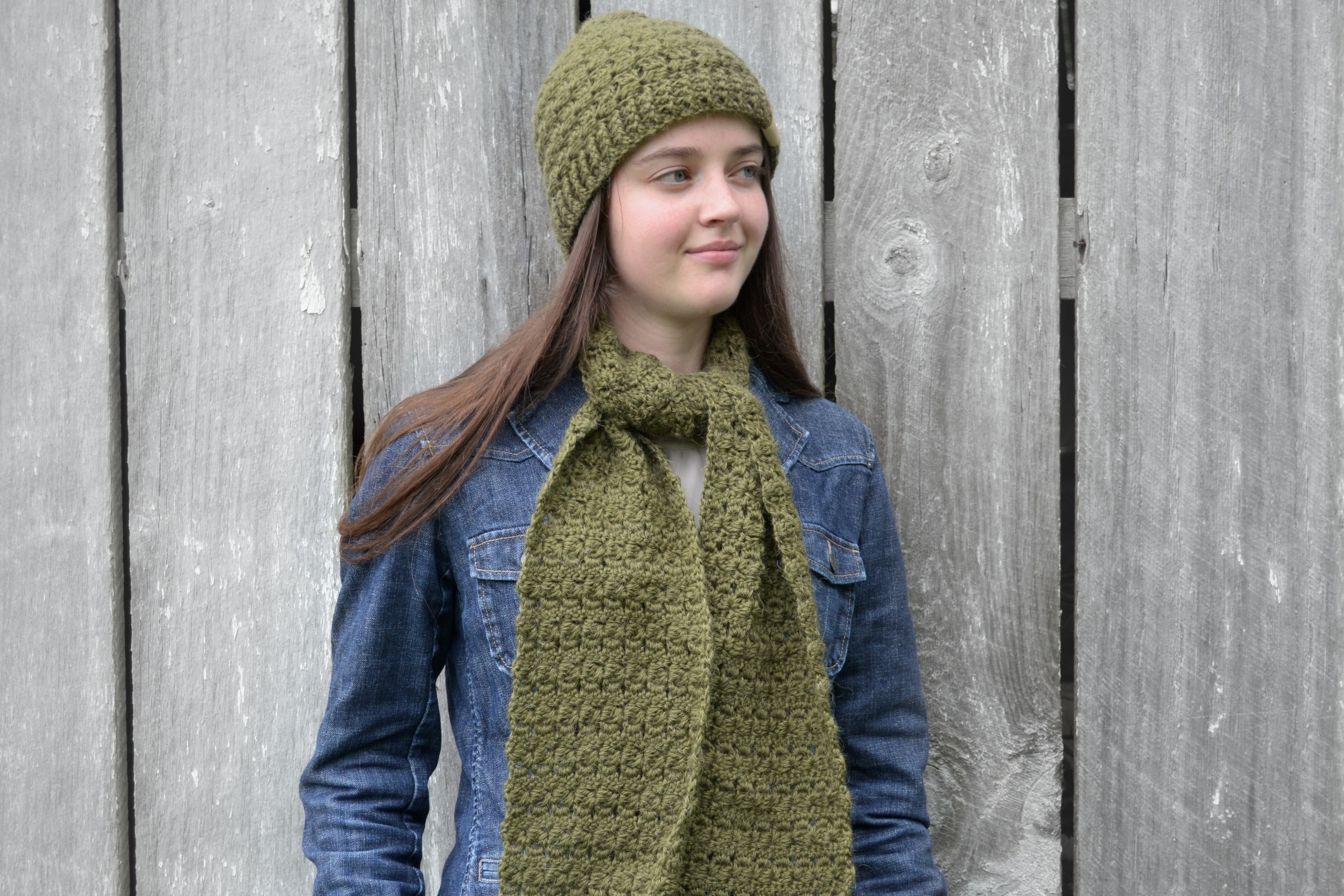 Hat and Long Scarf