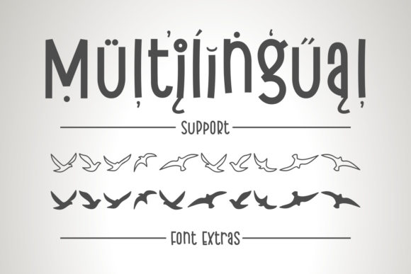 Miami Silhouette Font PNG with transparent background - Preview 4