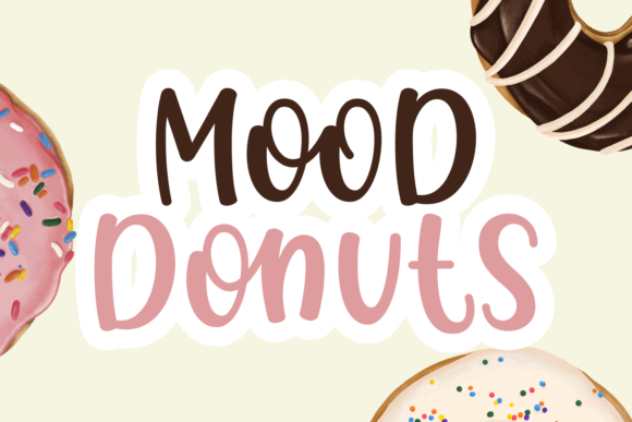 Monday Mood Font PNG with transparent background - Preview 1