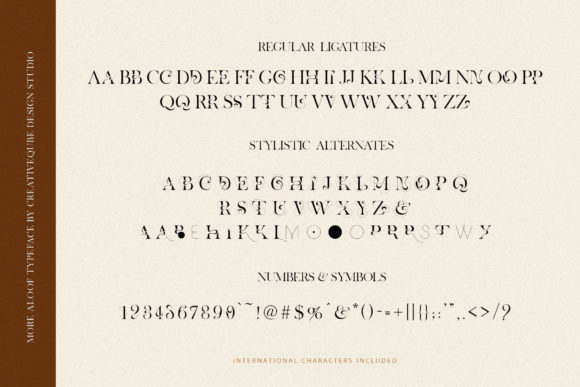 More Aloof Font PNG with transparent background - Preview 1