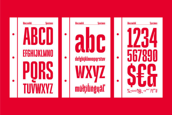 Mouzambik Font PNG with transparent background - Preview 4