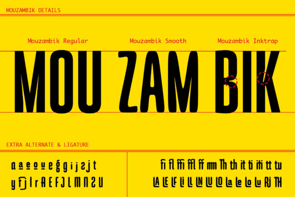 Mouzambik Font PNG with transparent background - Preview 5