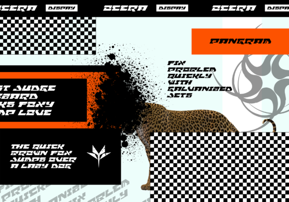 Ocera Font PNG with transparent background - Preview 2