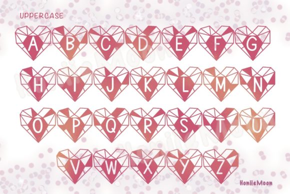 Rose Quartz Font PNG with transparent background - Preview 1