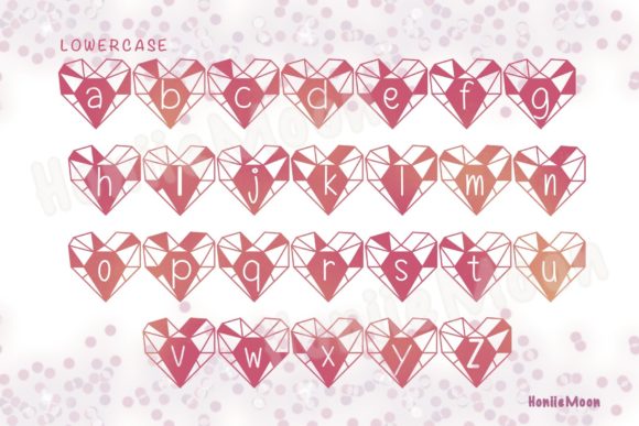 Rose Quartz Font PNG with transparent background - Preview 2