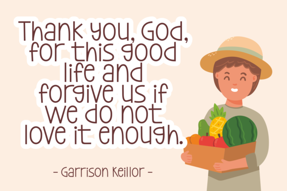 Simple Harvest Font PNG with transparent background - Preview 3