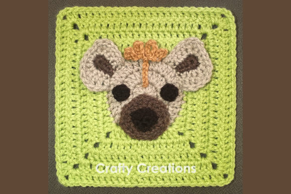Spotted Hyena Granny Square