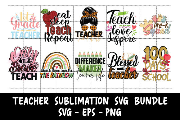 Teacher Bundle Graphic by Moriom's Design · Creative Fabrica