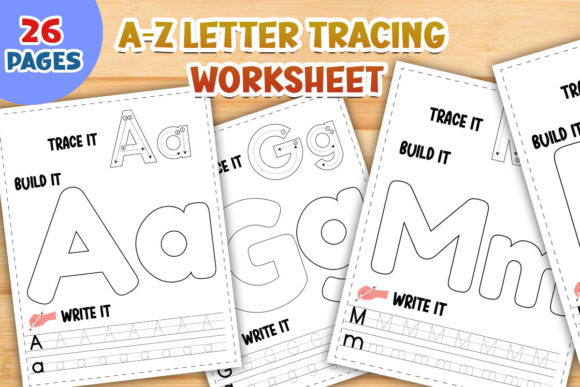 Alphabet Tracing and Letter Writing Graphic by Waeldesign · Creative ...
