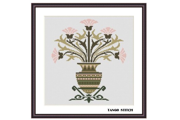 Art Nouveau Vase with Flowers Project