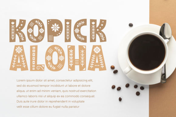 Belma Flora Font - Preview 2