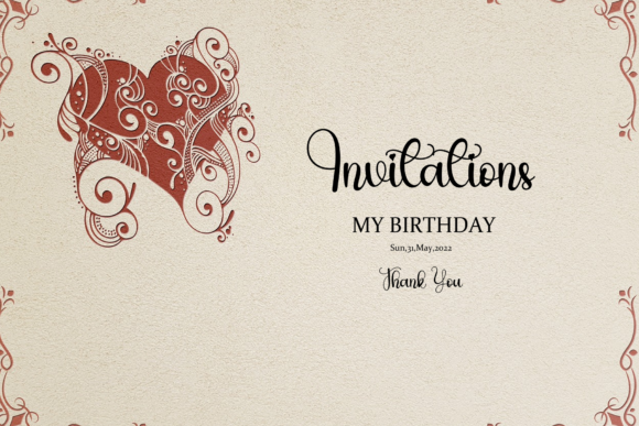 Birthay Font - Preview 1