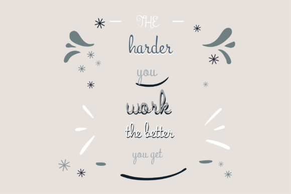 Bunchberry Font - Preview 2