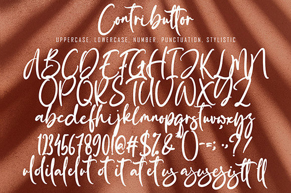 Conntributor Font - Preview 6