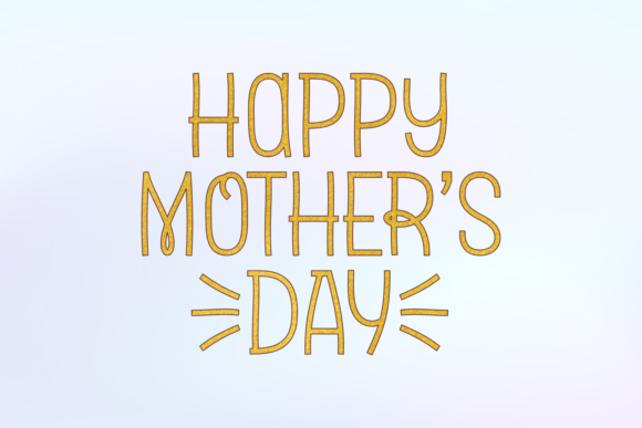 Glowing Moms Font - Preview 2
